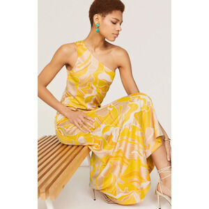 Alexis Lef Dress in Yellow Floral  Size S